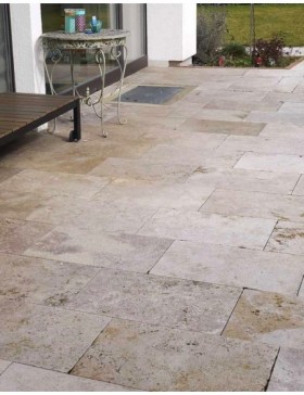 dallage pierre naturelle terrasse Chartres